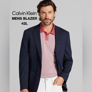 🔷CALVIN KLEIN 🔷 Men’s Blue Sport Coat Blazer (Size 42L)🔷